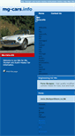 Mobile Screenshot of mg-cars.info