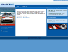 Tablet Screenshot of mg-cars.net